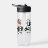 Als vader als dochter grappige foto waterfles (Rechts)