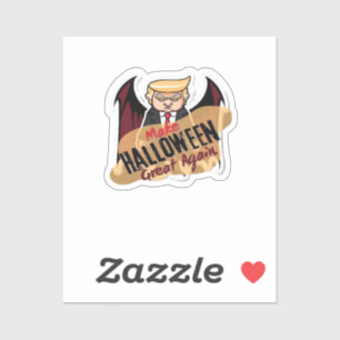 Als vampier - Maak Halloween weer geweldig. Classi Sticker