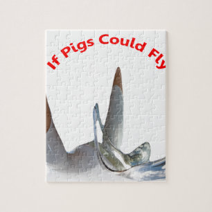 Als Varkens Konden Vliegen Legpuzzel