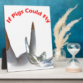 Als varkens kunnen vliegen fotoplaat (Zijkant)