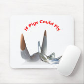 Als varkens kunnen vliegen muismat (Met muis)