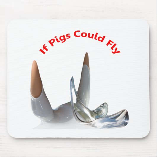 Als varkens kunnen vliegen muismat (Voorkant)