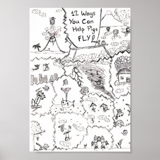 Als Varkens vliegen... 12 manieren om hen te helpe Poster