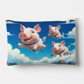 Als Varkens Vliegen Grappige Vleugelvarkens Etui (Achterkant)
