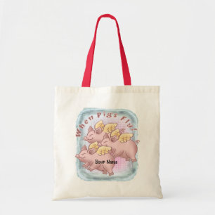 Als varkens vliegen tote bag
