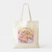 Als Varkens Vliegen Tote Bag (Achterkant)