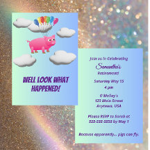 Als Varkens Vliegen, Vliegend Varken Ballonfeestje