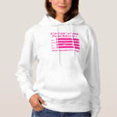 Als verloren en/of Drink, ga dan terug naar Hoodie (Voorkant)