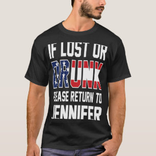 Als verloren of drink Gelieve terug te keren naar  T-shirt