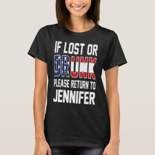 Als verloren of drink Gelieve terug te keren naar  T-shirt