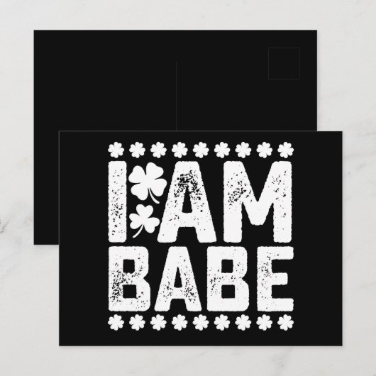 Als verloren terugkeer naar babe ik ben babe koppe briefkaart (Voorkant / Achterkant)