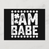 Als verloren terugkeer naar babe ik ben babe koppe briefkaart (Voorkant)