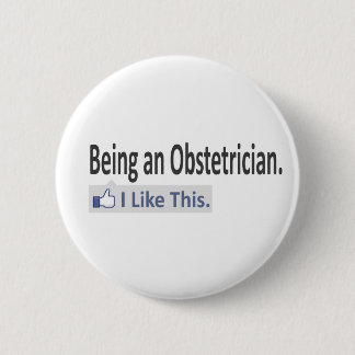 Als verloskundige... vind ik dit leuk ronde button 5,7 cm