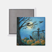 Als vogelverschrikkers slapen magneet (Voorkant / Achterkant)