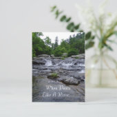 Als vrede een rivier is... briefkaart (Staand voorkant)