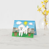 Als vrienden bloemen waren, zou ik je kiezen! Kaar Kaart (Gele Bloem)