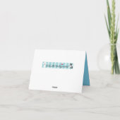 Als vrienden bloemen waren, zou ik je kiezen! Kaar Kaart (Achterkant)