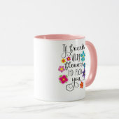 Als vrienden bloemen waren, zou ik je kiezen mok (Voorkant rechts)