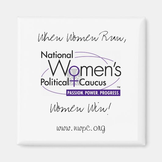 Als vrouwen rennen... magneet (Voorkant)