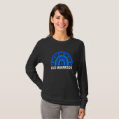 ALS Warrior Awareness Vrouwen Amyotrofe Laterale S T-shirt (Voorkant volledig)