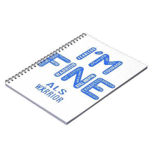 ALS Warrior - IK BEN BOVEN Notitieboek (Linkerzijde)