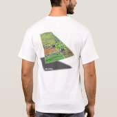 "Als we alleen in Saskatchewan waren......" T-shirt (Achterkant)