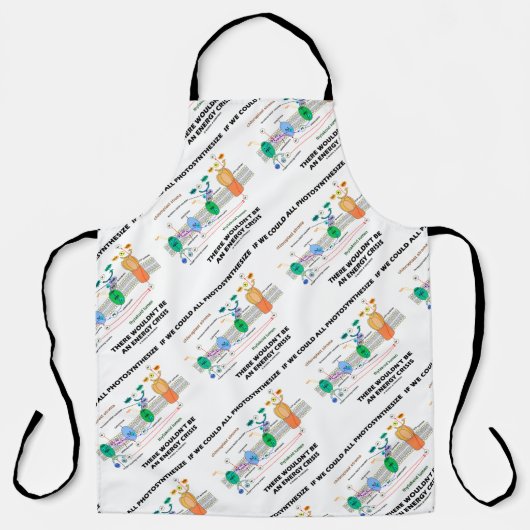 Als we allemaal fotosynthetisch zouden kunnen zijn schort (Voorkant)