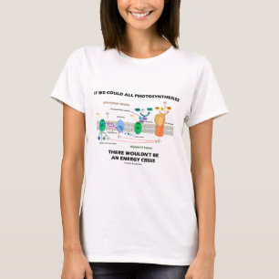 Als we allemaal fotosynthetisch zouden kunnen zijn t-shirt