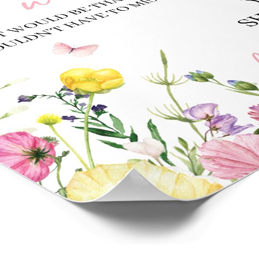 "Als we één wens hadden, zou je hier zijn Poster (Hoek)