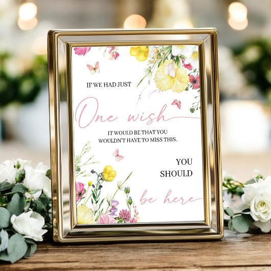 "Als we één wens hadden, zou je hier zijn Poster