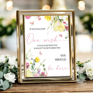 "Als we één wens mochten doen, dan was je hier gew Poster