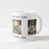 Als we elkaar 3 fotocollage hebben grote koffiekop (Voorkant rechts)