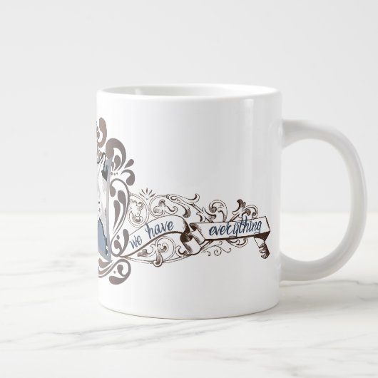 Als we elkaar hebben hebben we alles wat geiten grote koffiekop (Rechts)