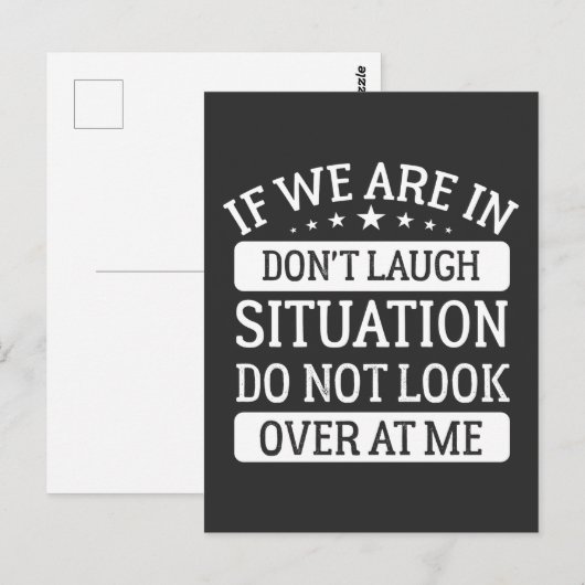 Als we in een niet lasterlijke situatie zijn, kijk briefkaart (Voorkant / Achterkant)