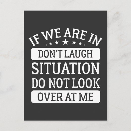 Als we in een niet lasterlijke situatie zijn, kijk briefkaart (Voorkant)