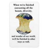 Als we klaar zijn met het consumeren van alle scho magneet (Verticaal)