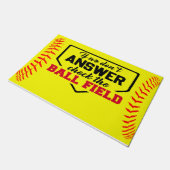 Als we niet antwoorden, controleer het balveld, gr deurmat (Schuin)