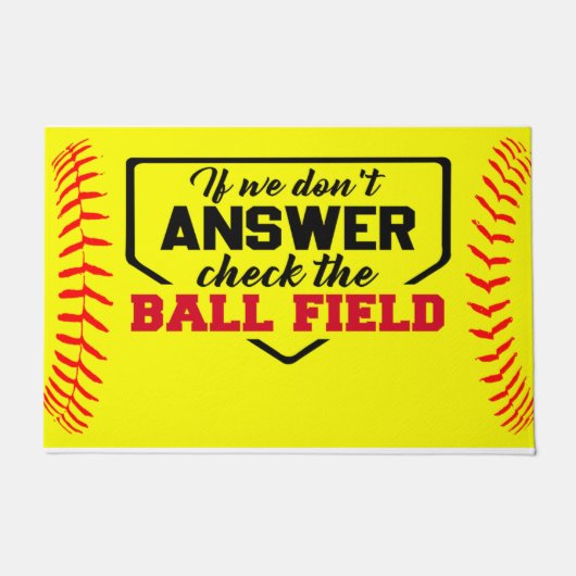 Als we niet antwoorden, controleer het balveld, gr deurmat (Voorkant)