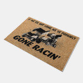 Als we niet thuis zijn, hebben we waarschijnlijk r deurmat (Schuin)