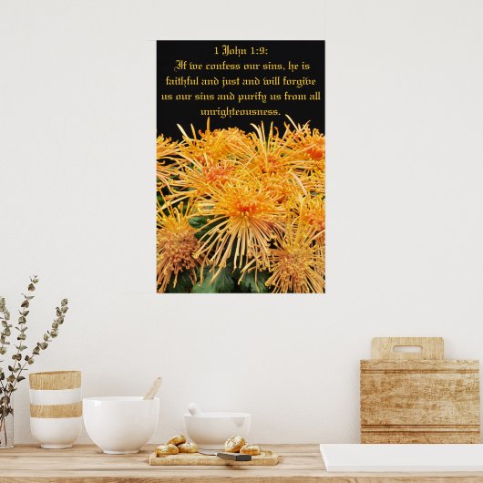 Als we onze zonden bekennen poster (Keuken)