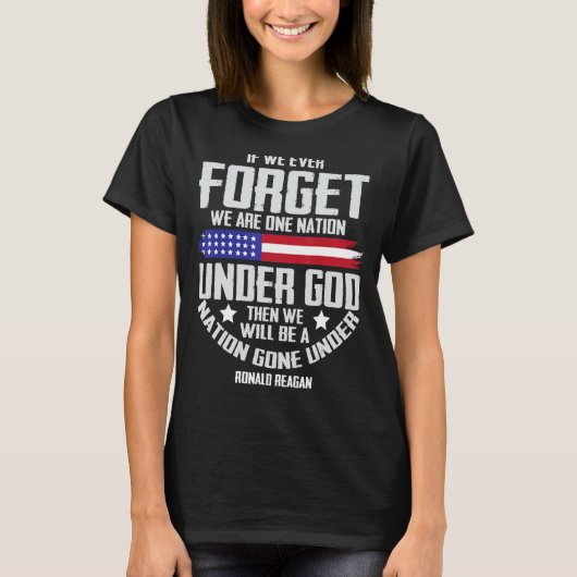 Als we ooit één volk onder God vergeten T-shirt 1 (Voorkant)