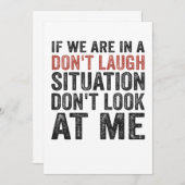 Als we op een Don't Laugh Situation staan, kijk da Kaart (Voorkant / Achterkant)