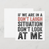 Als we op een Don't Laugh Situation staan, kijk da Kaart (Voorkant / Achterkant)