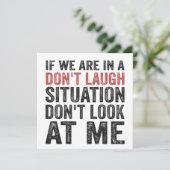 Als we op een Don't Laugh Situation staan, kijk da Kaart (Staand voorkant)