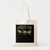 Als we op tijd zijn tote bag (Voorkant)