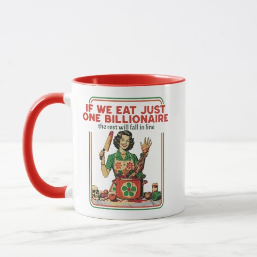 als we slechts één miljardair opeten mok (Links)