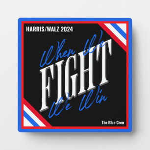 Als we vechten winnen we fotoplaat