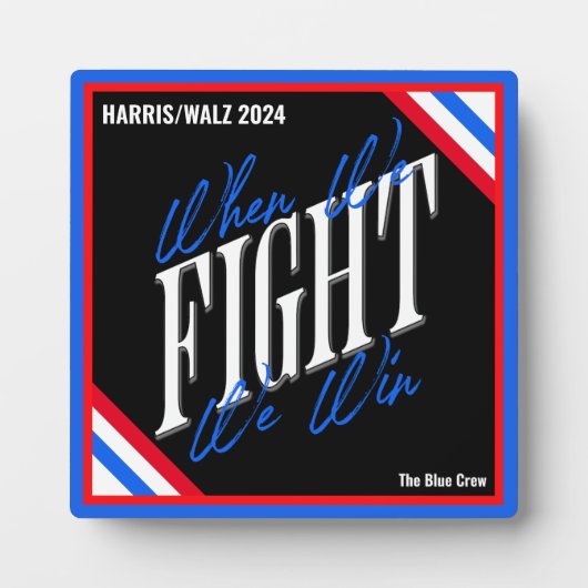 Als we vechten winnen we fotoplaat (Voorkant)