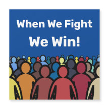 Als we vechten winnen we Harris Walz