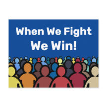 Als we vechten winnen we Harris Walz